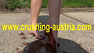 Amber foot food outdoor