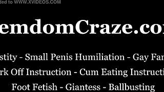 Hey, you're just my fat slave getting dominated and fucked hard!