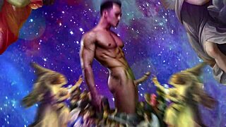 Creampie Scene with Ahri in League of Legends Costume Featuring Monster Cock and Big Tits