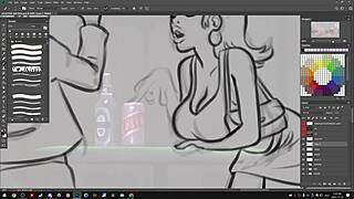 what's darkcookie playing in summertime saga picarto?