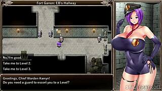 Karryn's prison police office looks fine as hell in this hentai sex game part 7 😏