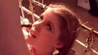 stunning woman in provocative pose