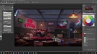 what's darkcookie playing in summertime saga picarto?