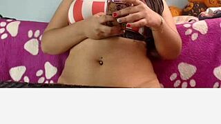 i'm watching this indian girl with a big ass masturbating her pussy all by herself, it's so hot