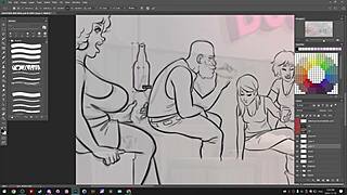 what's darkcookie playing in summertime saga picarto?