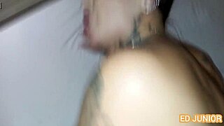 Ed Junior Creampies Latina in Sheer Dress at Hotel?