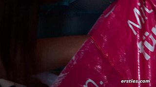 Amateur lesbians shower together then lick each other clean 🛁💦