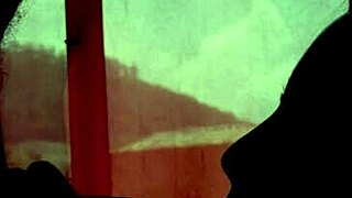 couple in shadows with blowjob amateurs aged 18-19