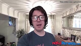 Why Is Valentina Bianco Sucking a Nerd's Cock in This Casting Scene?