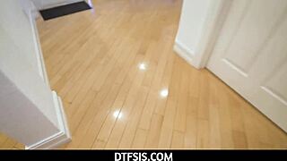 dtfsis - stepsister spreads wide open, craving that step dick she desires deeply in her fantasy