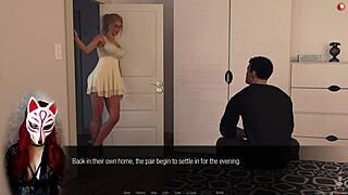 Jessica oneils spies on neighbors during her solo session