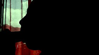 couple in shadows with blowjob amateurs aged 18-19