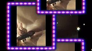 On her birthday, the wife enjoys cake by candlelight while her clit is teased with wax