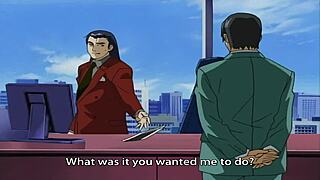 sexy blonde in stockings bangs colleagues in wild hentai