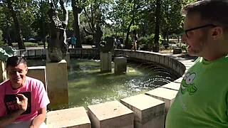 kyra hot meets tad pole in comic pornstar scene