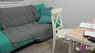 spanish lady bangs coach in debut group 😜