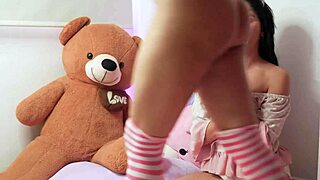 Watch these lesbians perform some magic with dildos and kisses.