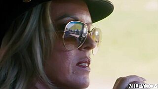 milfy officer sweet vickie teaches bad boy ex with cum on tits and pussy licking.