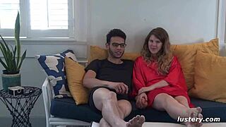 Jason and Nadia get wet in steamy shower submission