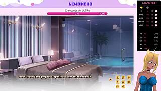 Lewdneko Vtuber explores naughty Love Cubed game