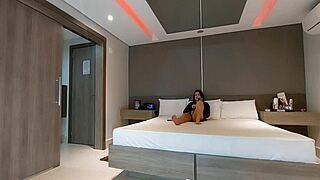 The pizza guy delivered and I gave it to the big bambu motorcyclist while my husband was away