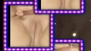 On her birthday, the wife enjoys cake by candlelight while her clit is teased with wax