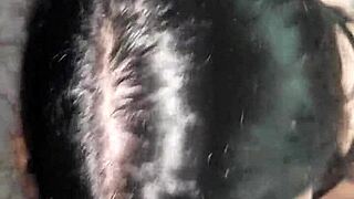 She Cums While Sucking Big Cock In Her Mouth