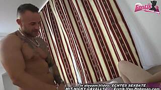 German Amateur Chubby Girl Fucks Boyfriend and Swallows Cum