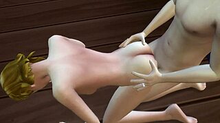 Wow, young 18+ Sims babe sucks hard!