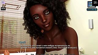 Sunshine Love Part 12: Ebony Slut's Big Tits Masturbation and Cumshot