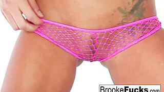 Feeling Naughty, Brooke Strips On The Pole Solo