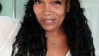 Joi gets horny af with latina bent over in doggystyle for ebony big tits instruction