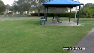 Reese Flashing and Sucking a Stranger Outdoors, How Wild?