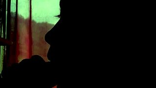 couple in shadows with blowjob amateurs aged 18-19