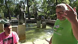 kyra hot meets tad pole in comic pornstar scene