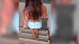 Colombian teen rides big cock so hard! 🍆💥