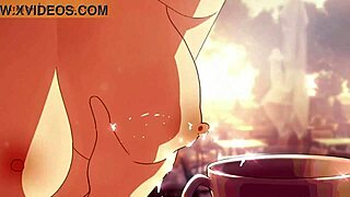 Ever seen milk squirting into a coffee cup in wild hentai animation?