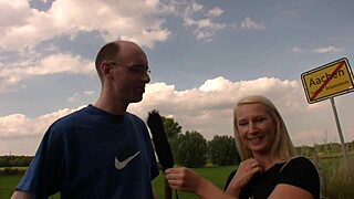 Gina in a casting session with Alex, Lesbo fingering, a blowjob