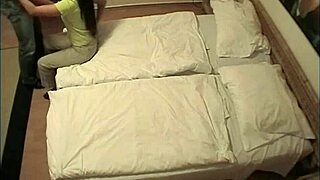 innocent chick fucks hard in a motel!