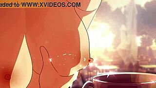 Ever seen milk squirting into a coffee cup in wild hentai animation?