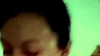 Real homemade babe swallows cock after horny masturbation