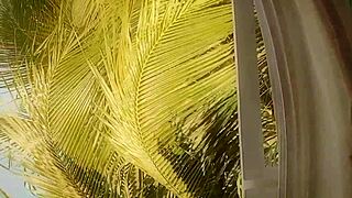 Cassi rides hard in brazilian massage