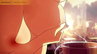 Ever seen milk squirting into a coffee cup in wild hentai animation?
