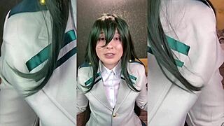 New student sexy stunning neighbor shifts through dirty talk and deepthroat sesh