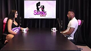 wow, will mastro rocks inês ventura in sheer red lingerie! 😍