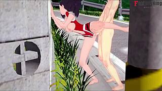 momo yaoyorozu having sex in the streets pov my hero academia