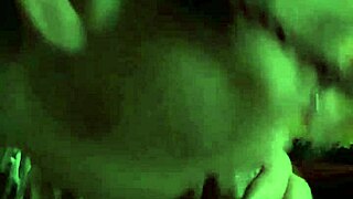 Brunette performs deepthroat on stepbrother's monster cock in pov view