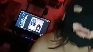 Intense Emotions Surge as He Pounds the Latina Neighbor's Ass Outdoors in Doggystyle