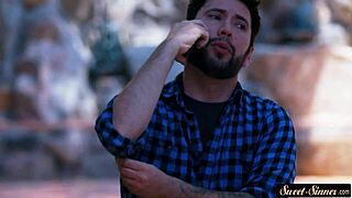 Hey, tattooed stepdaughter, ride that cock with your big tits!