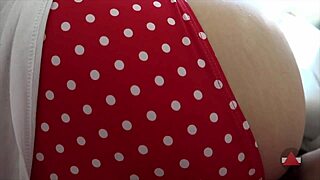 Watch Her Big Ass in Polka Dot Bikini POV!